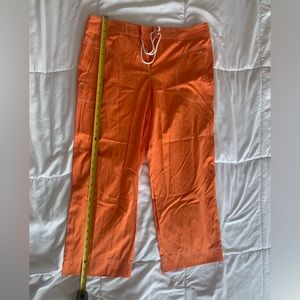 LOFT size 10 orange capris